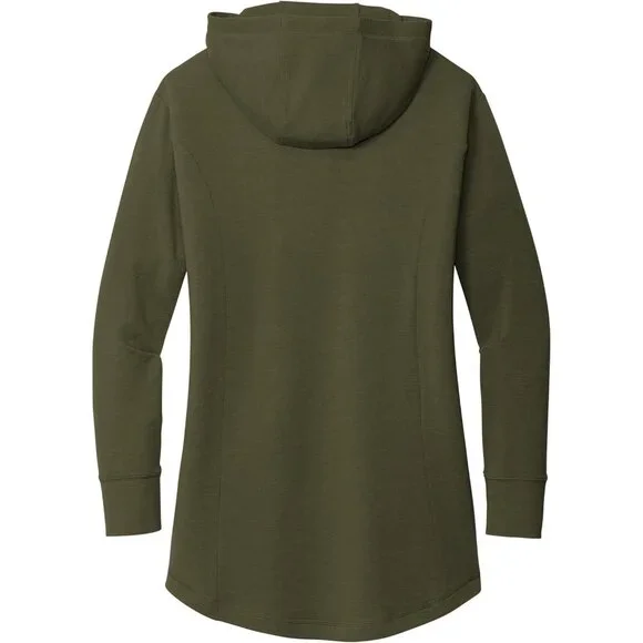 Women's Luuma Flex TunicLightweight Long Length Hoodie, Breathable Pullover f